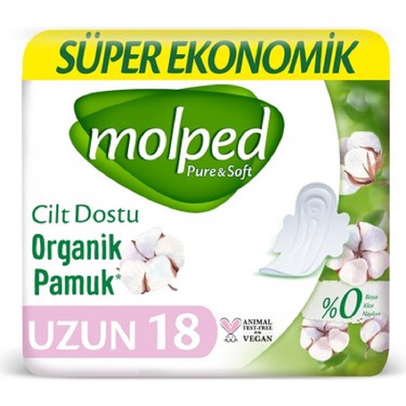 Molped Molped Pure Soft Süper Ekonomi Uzun 18'li