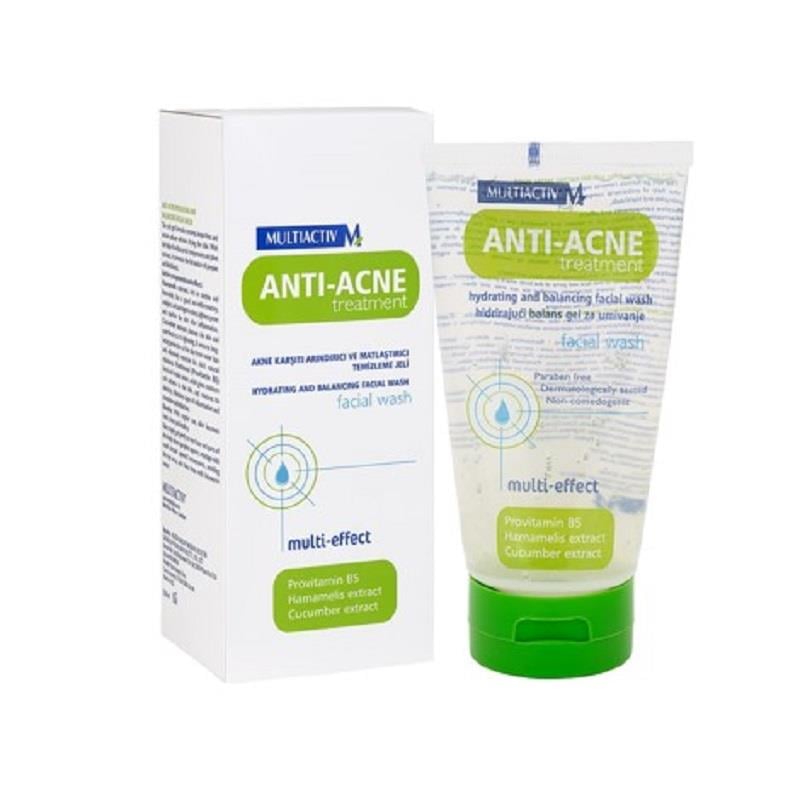 Multiactiv Multiactiv Akne Karşıtı Arındırıcı Matlaştırıcı Temizleme Jeli 150 ml