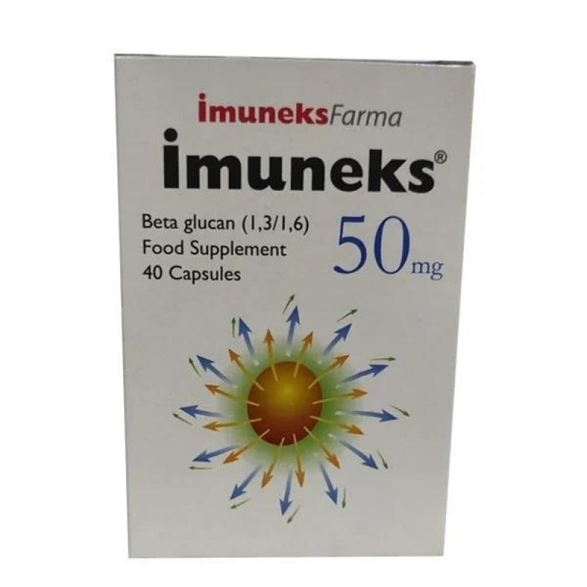 Mustafa Nevzat İmuneks 50 Mg 40 Kapsül