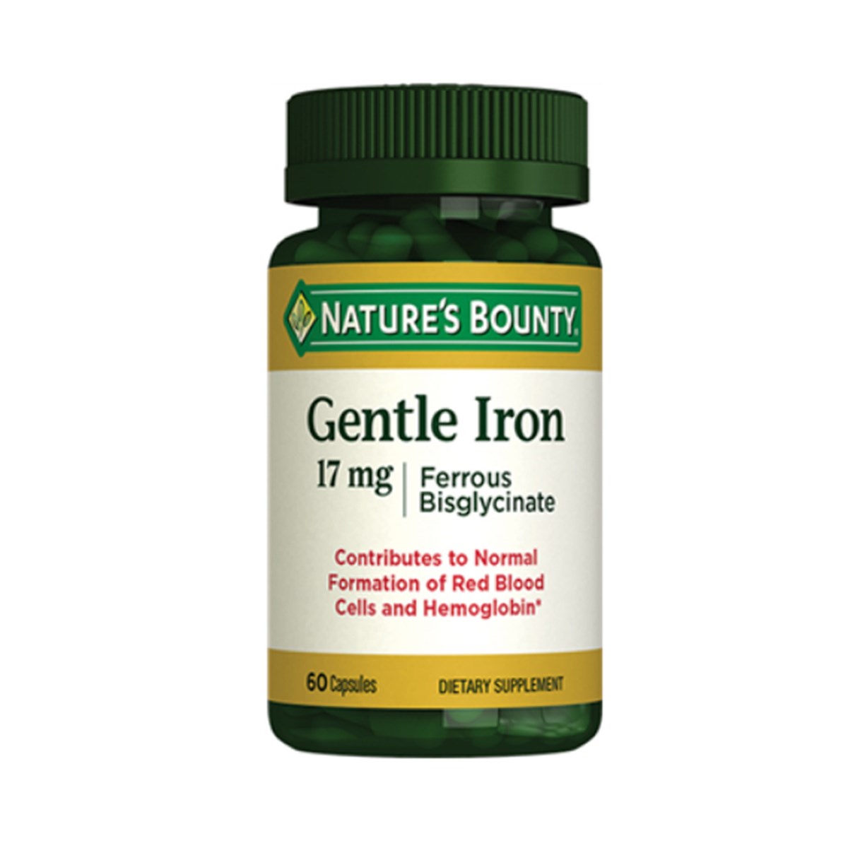 Nature's Bounty Nature's Bounty Gentle Iron 17 mg 60 Kapsül