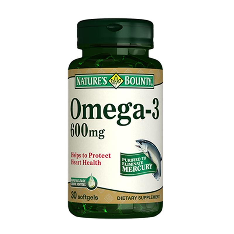 Nature's Bounty Nature's Bounty Omega-3 600 mg 30 Softgel