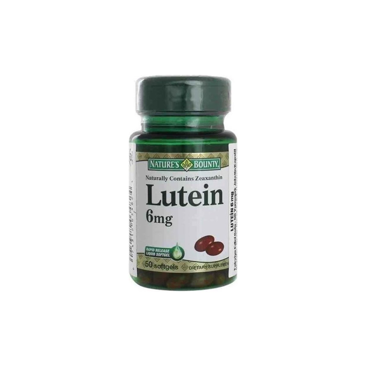 NATURE'S Nature's Bounty Lutein 6 mg 50 Softgel