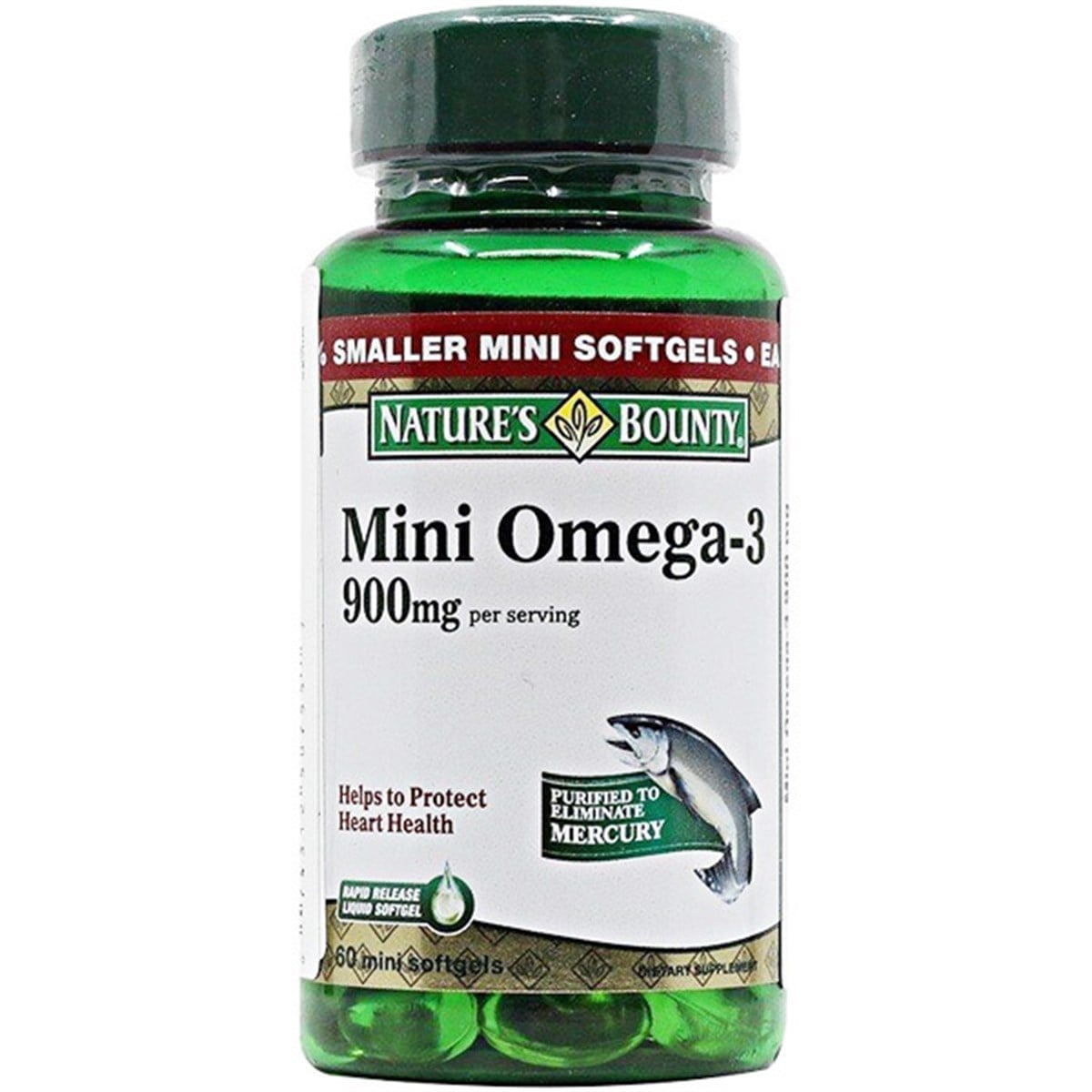 NATURE'S Nature's Bounty Mini Omega-3 900 mg 60 Softgel