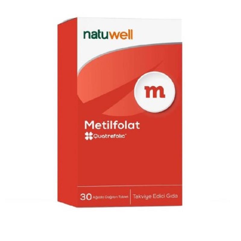 Natuwell Natuwell Metilfolat 30 Tablet