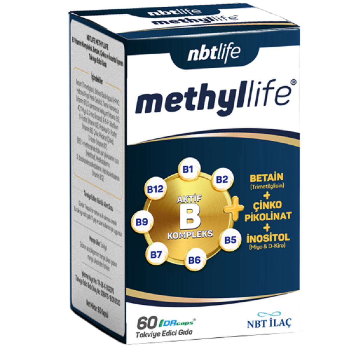 NBT LİFE NBT Life Methyllife 60 Kapsül