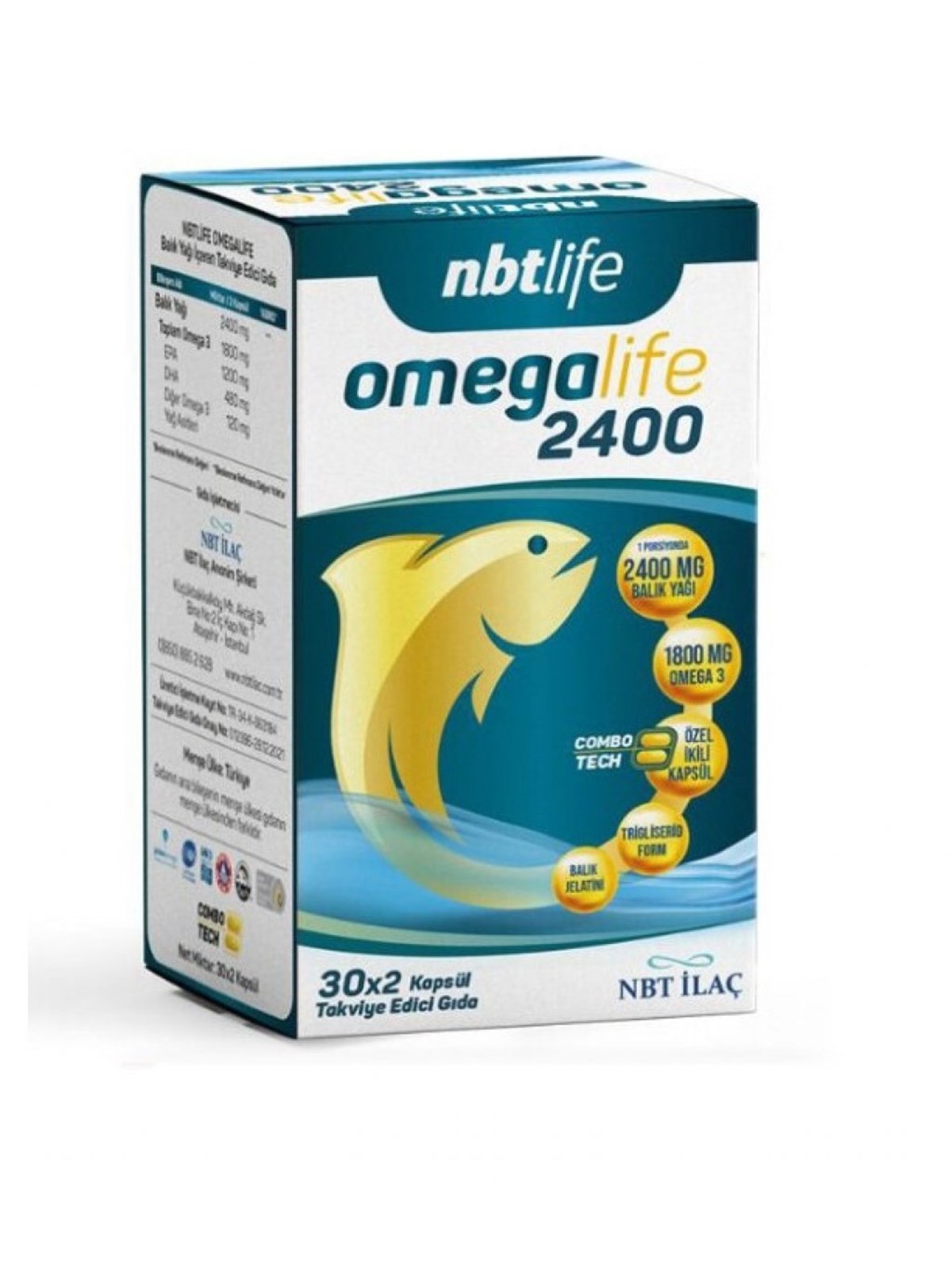 NBT NBT Life Omegalife 2400 60 Kapsül