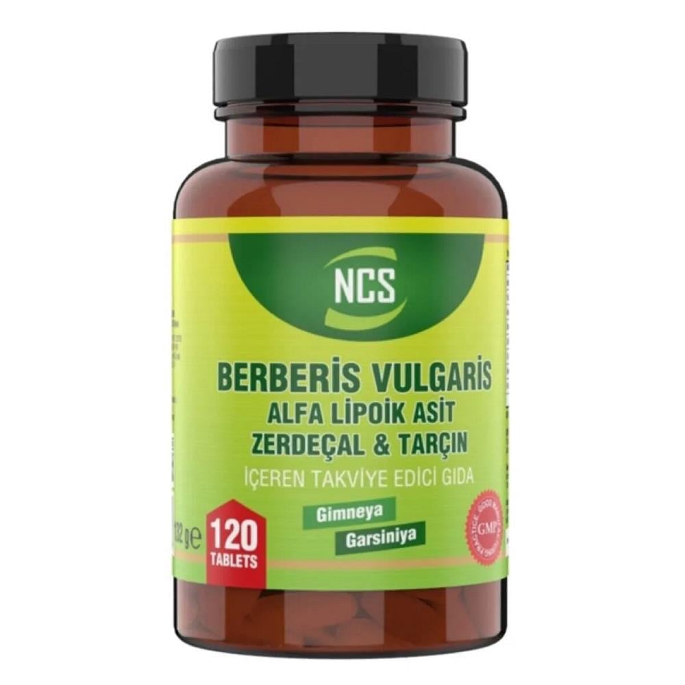 NCS NCS Berberis Vulgaris Alfa Lipoik Asit Zerdeçal Tarçın 120 Tablet