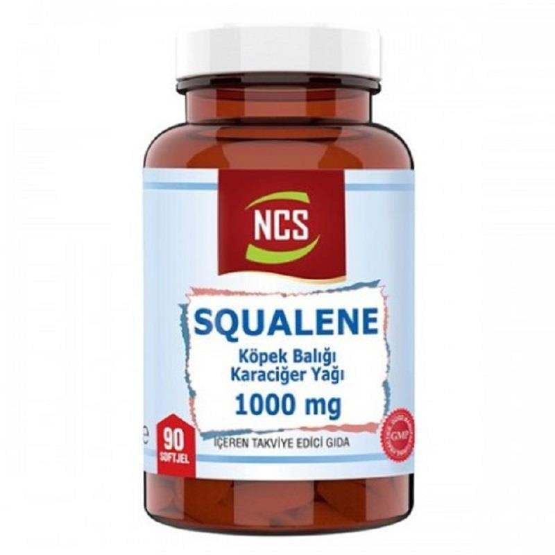 NCS NCS Squalene Köpek Balığı Karaciğer Yağı 1000 mg 90 Softgel