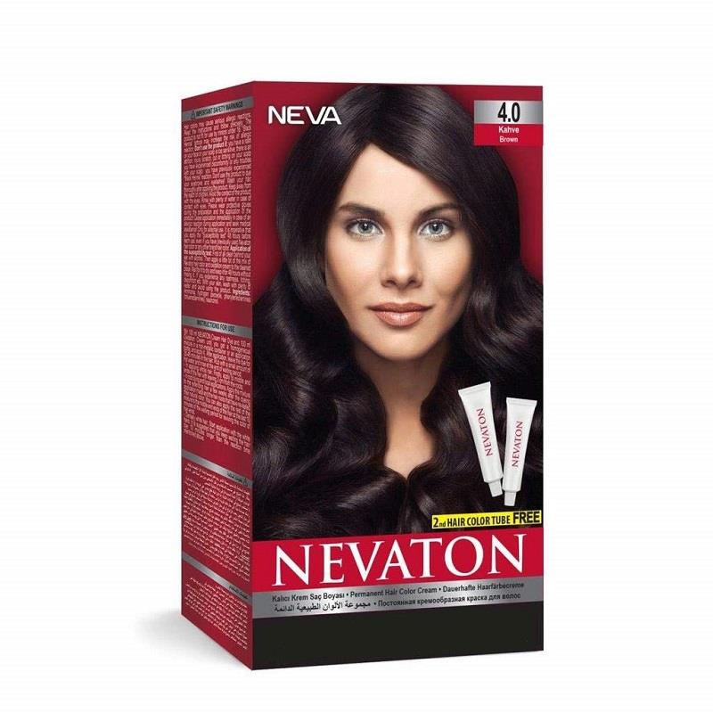 Nevaton Nevaton Kalıcı Krem Saç Boyası 4.0 Kahve