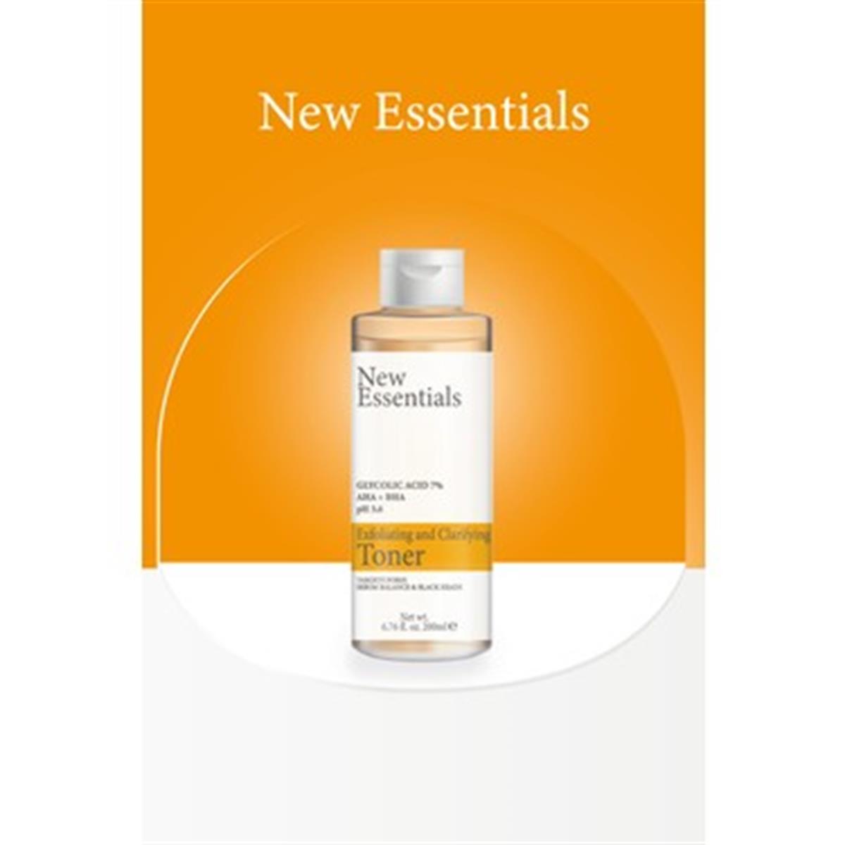 New Essentials New Essentials Gözenek Sıkılaştırmaya Yardımcı Toner Glycolic Acid 7% AHA BHA 200 ml