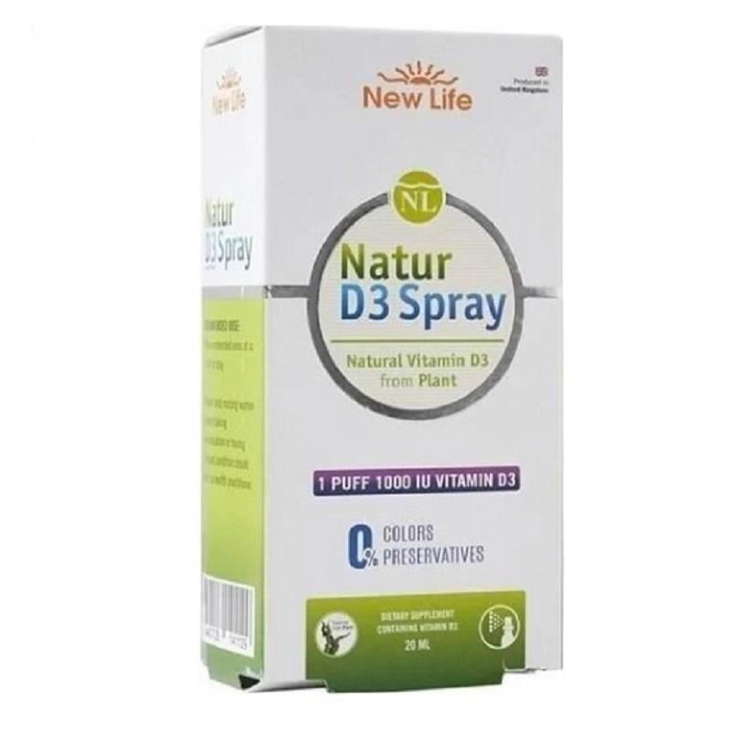 New Life New Life Natur D3 Spray 1000 IU 20 ml