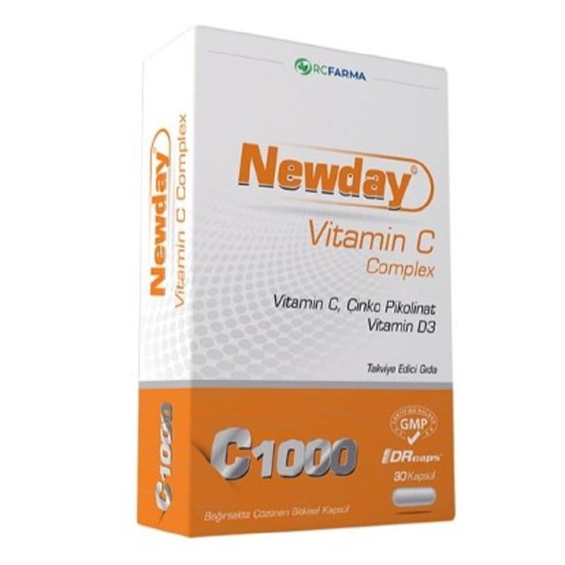 NEWDAY Newday Vitamin C 1000 Complex 30 Kapsül - Eski Ambalaj
