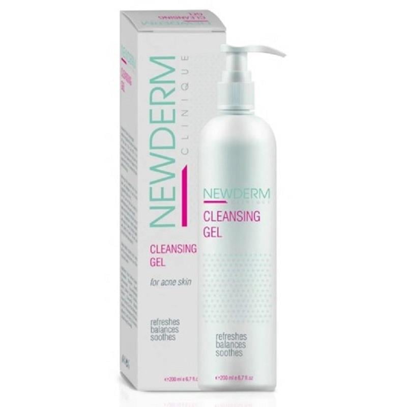 Newderm Newderm Clinique Cleansing Gel For Acne Skin 200 ml