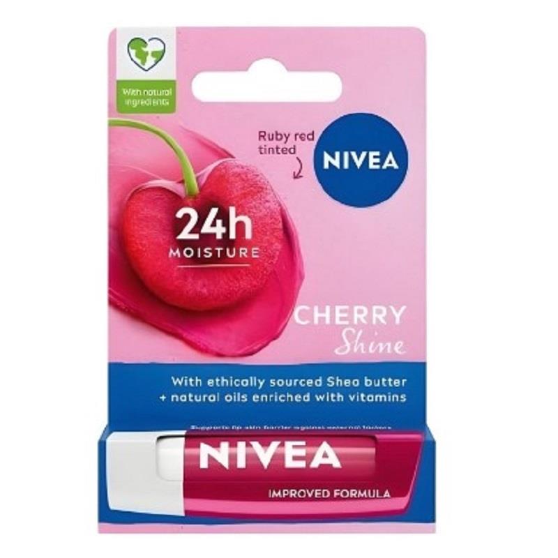 NİVEA Nivea Bakım Yapan Dudak Bakım Kremi Cherry 4,8 gr