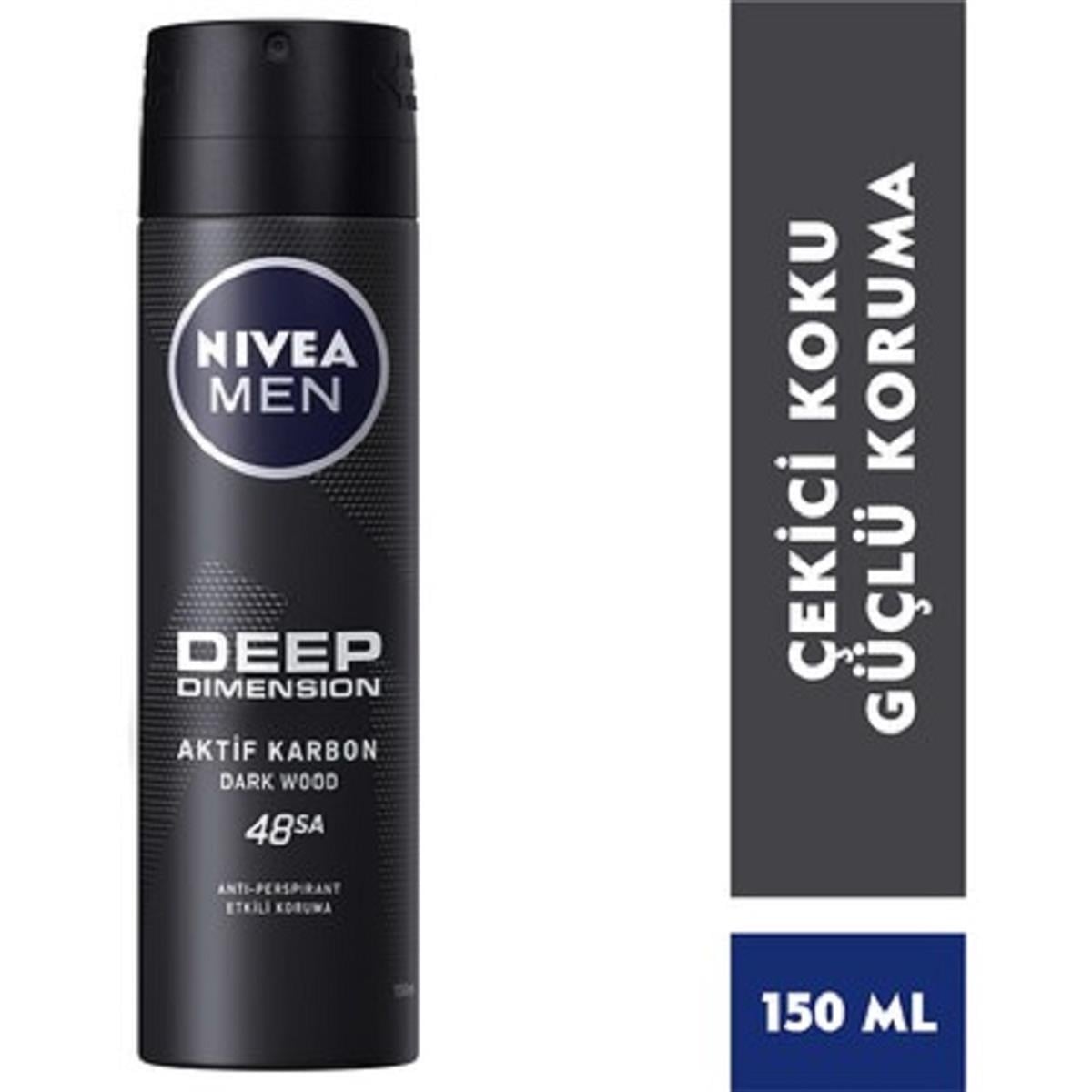 NİVEA Nivea Deodorant Deep Dimension Erkek 150 ml