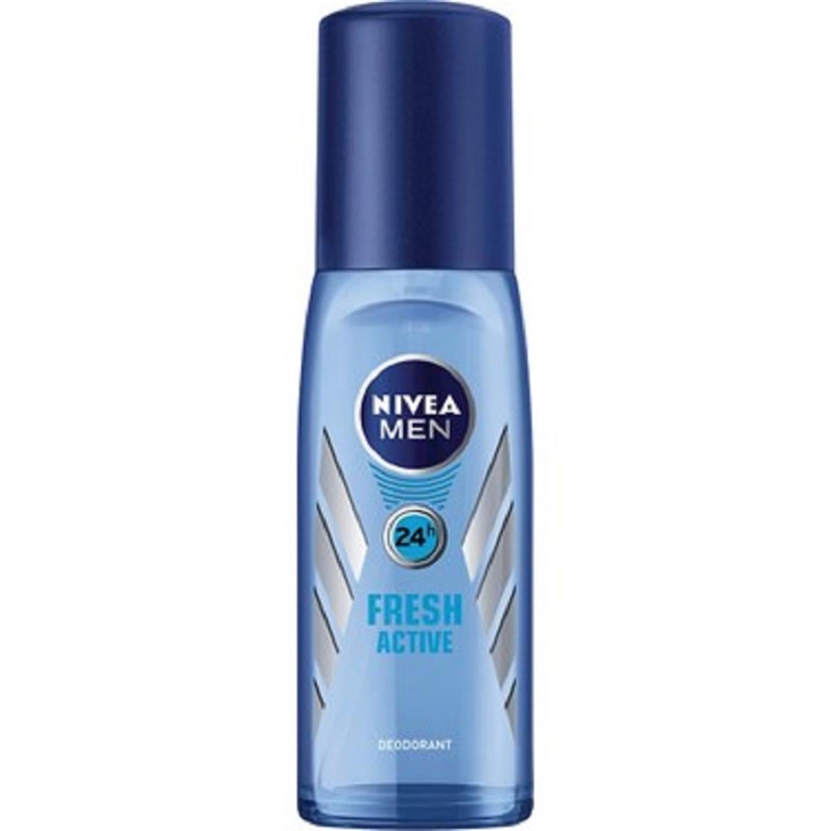 NİVEA Nivea For Men Fresh Active Pompalı Deodorant Sprey 75 ml