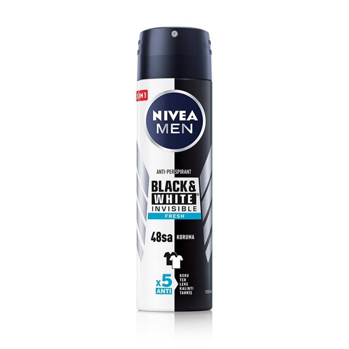 NİVEA Nivea Invisible Black & White Fresh Deodorant 150 ml