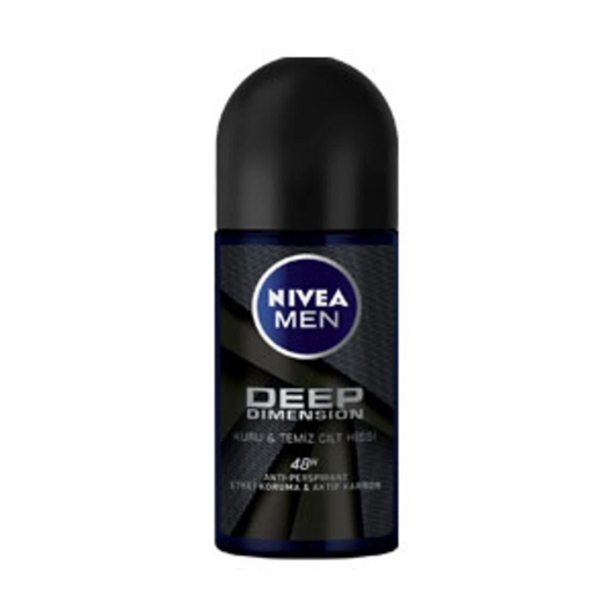 NİVEA Nivea Roll-On Deodorant Deep Dimension For Men 50 ml