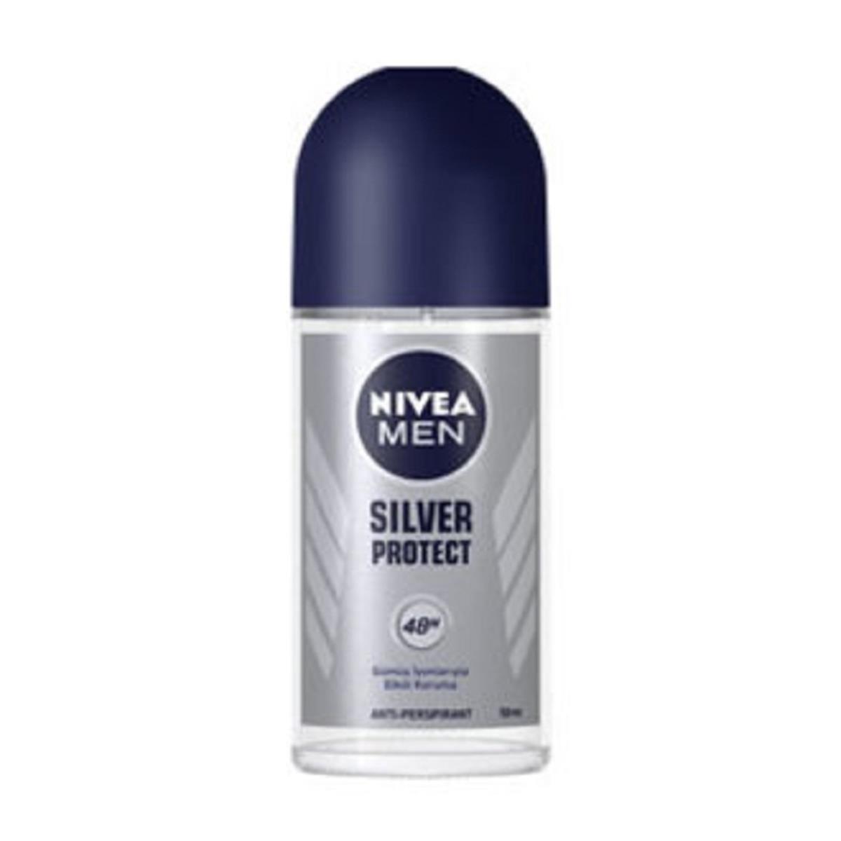 NİVEA Nivea Silver Protect Roll-On Deodorant Erkek 50 ml