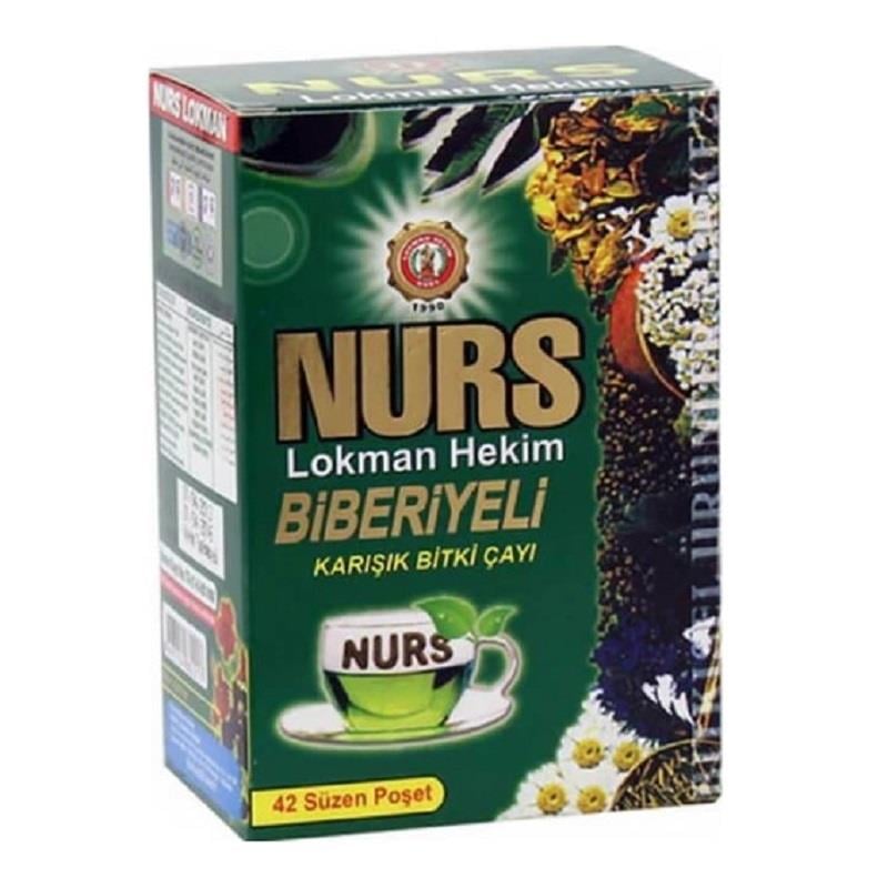 Nurs Nurs Biberiyeli Karışık Bitki Çayı 42 Süzen Poşet