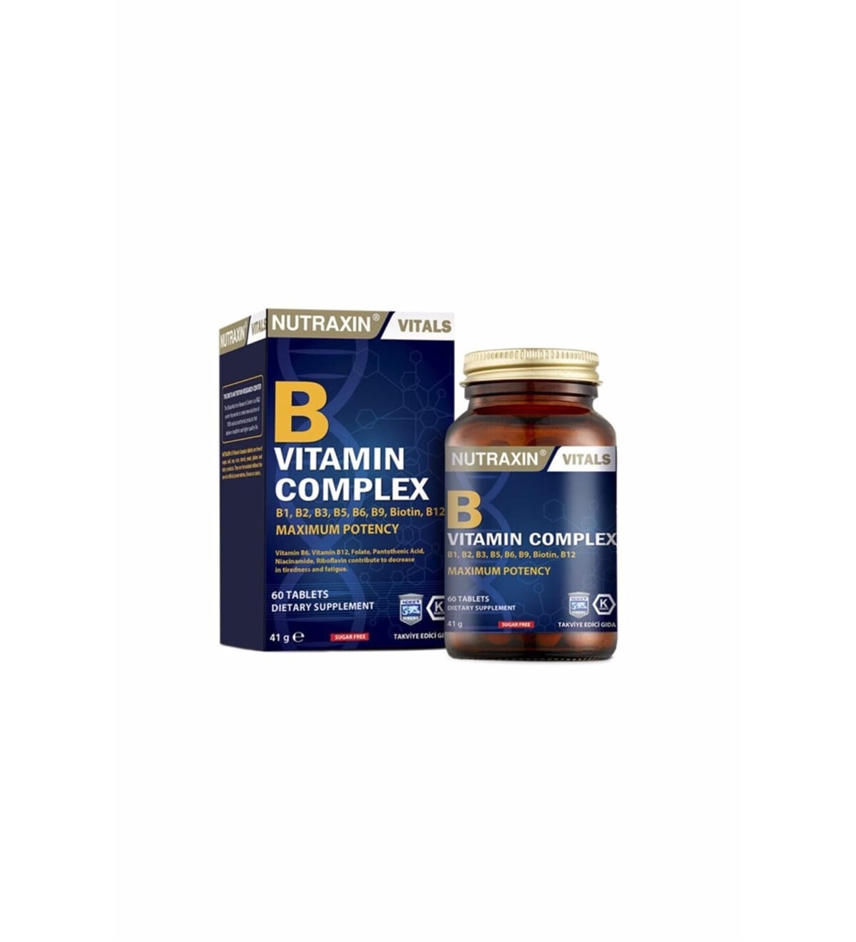 NUTRAXİN Nutraxin B Complex Vitamin 60 Kapsül