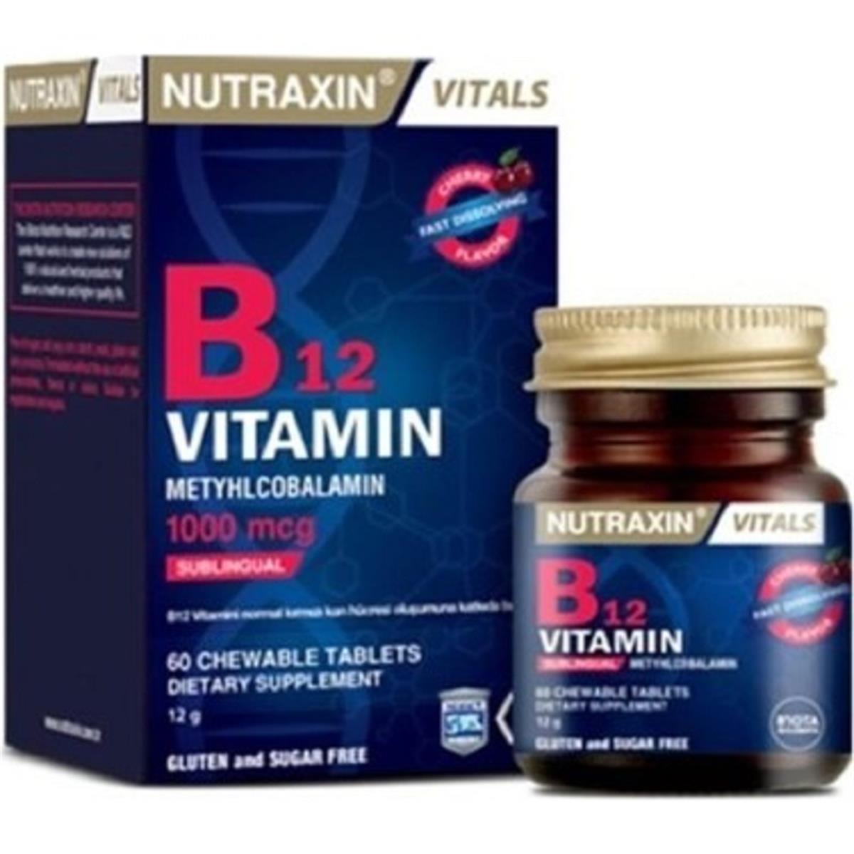 NUTRAXİN Nutraxin B12 Vitamin 60 Tablet