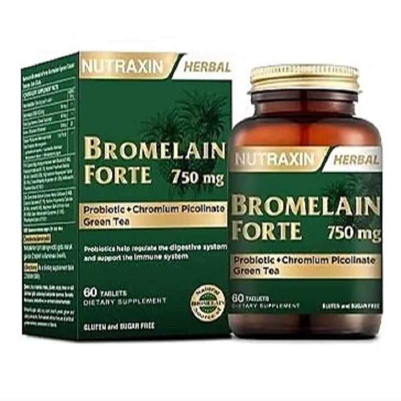 NUTRAXİN Nutraxin Bromelain Forte 60 Tablet