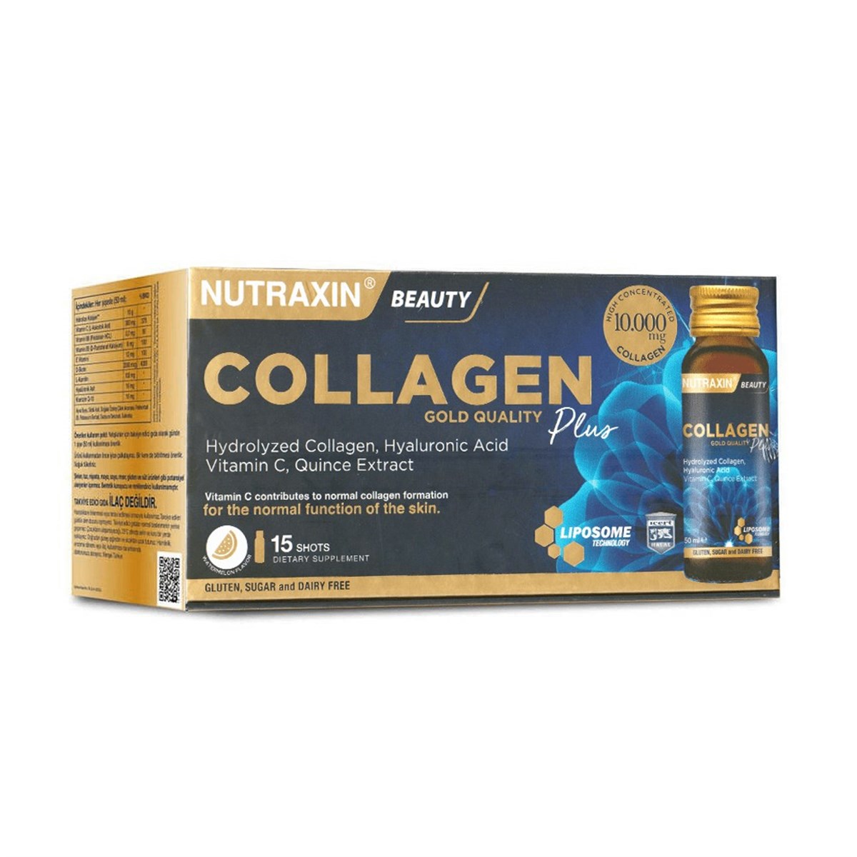 NUTRAXİN Nutraxin Collagen Plus 50 ml x 15 Shot