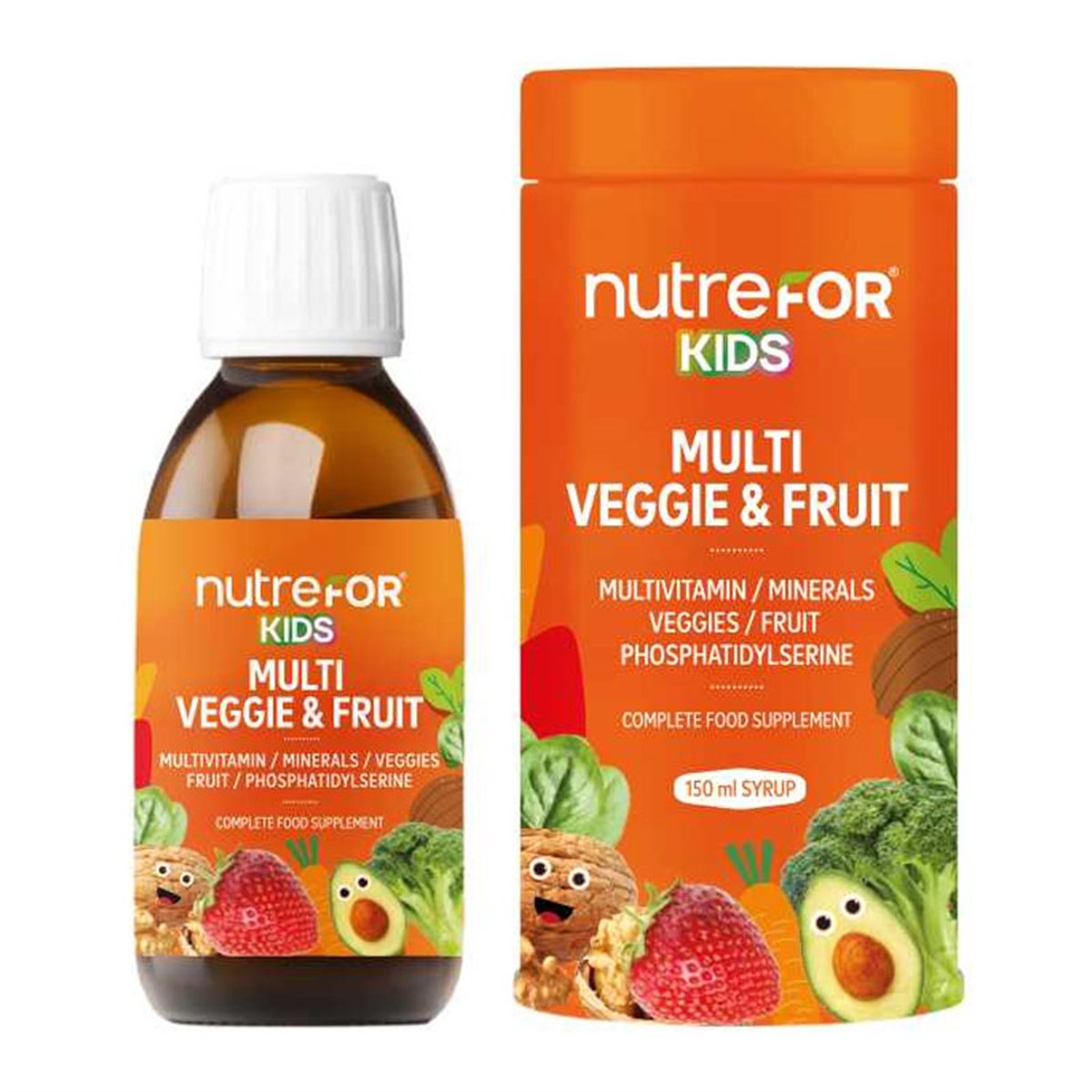 Nutrefor Nutrefor Kids Multi Veggie & Fruit Şurup 150 ml
