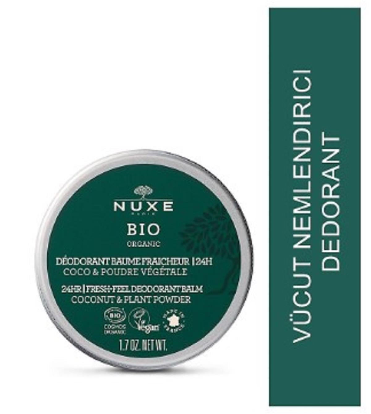 NUXE Nuxe Bio Organic 24 Saat Etkili Balm Deodorant 50 gr