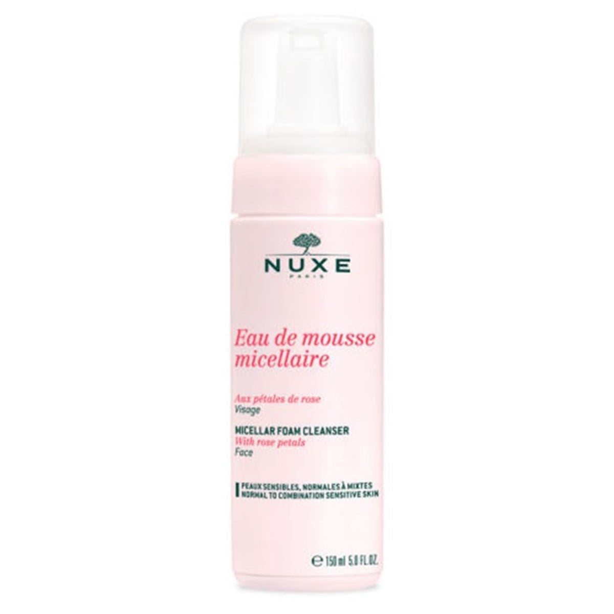 NuxeNuxe Eau De Mousse Micellaire Aux Petales De Rose - Gül Yaprağı Temizleme Köpüğü 150 Ml