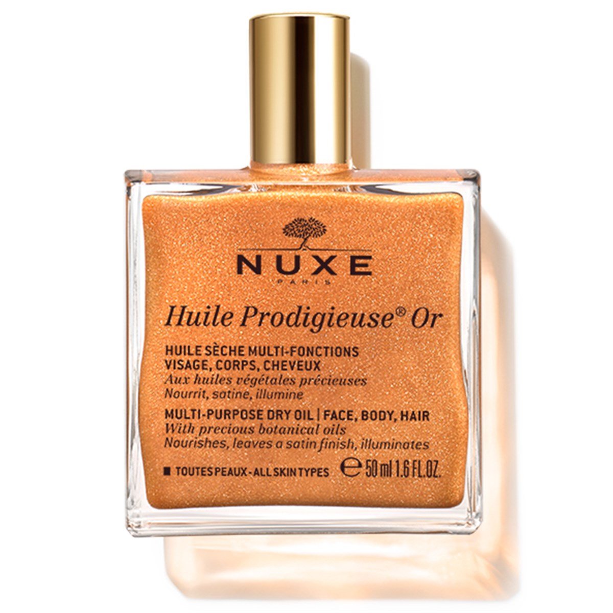NuxeNuxe Huile Prodigieuse Or - Altın Parıltılı Çok Amaçlı Kuru Yağ (Yüz, Vücut, Saçlar) 50 Ml