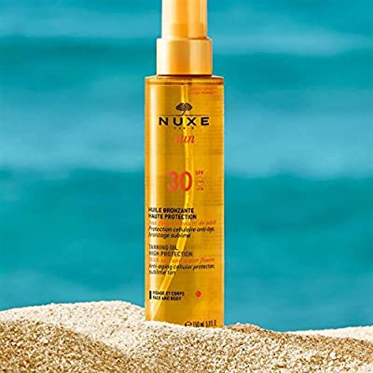 NuxeNuxe Huile Solaire Spf 30 - Bronzlaştırıcı Yüz Ve Vücut Yağı Spf 30 150Ml