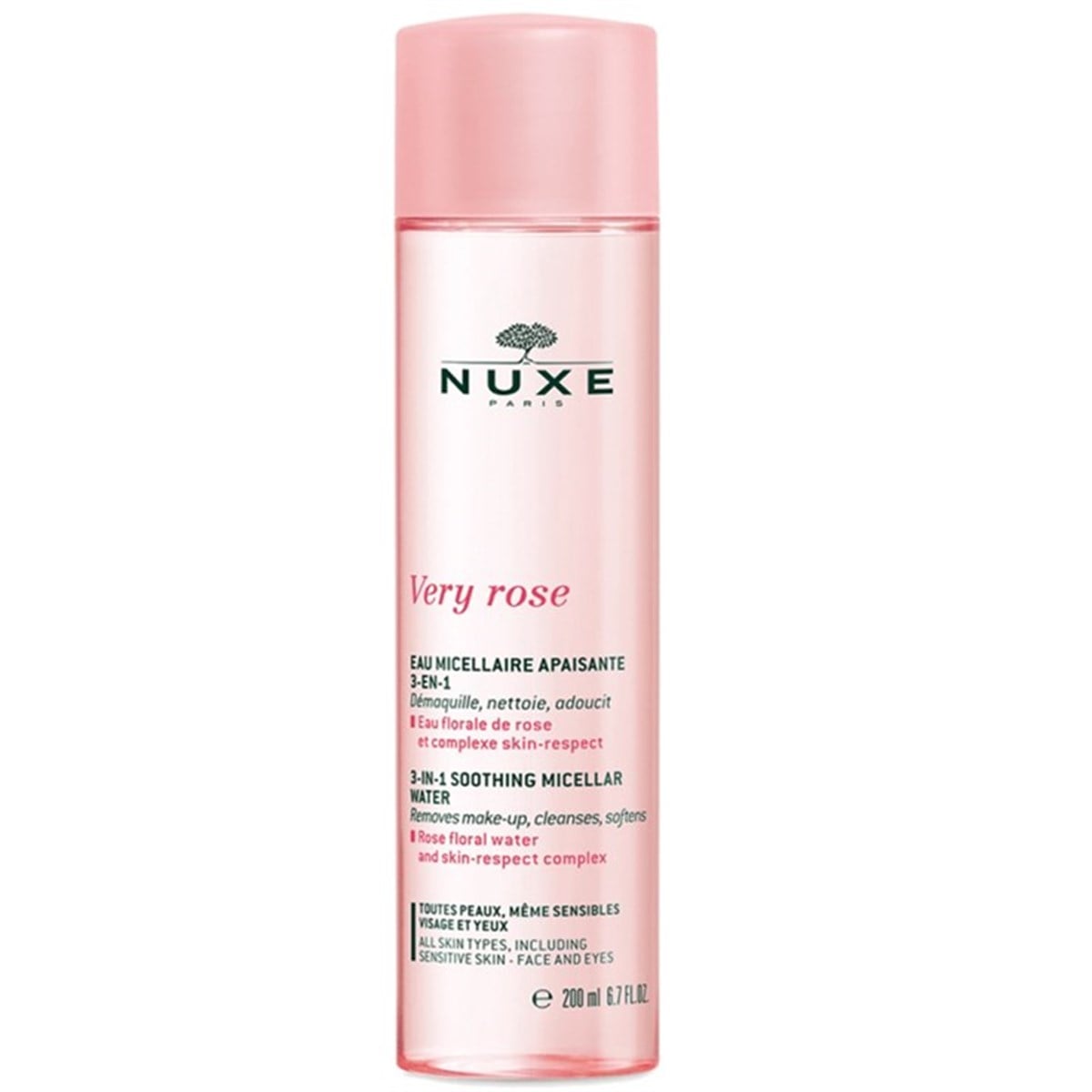 NuxeNuxe Very Rose Soothing Micellar Water 3 in 1 200 Ml