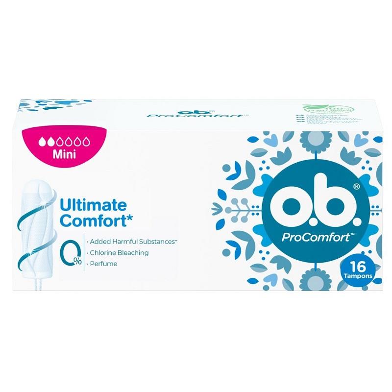 O.B. O.B ProComfort Ultimate Tampon Mini 16'lı