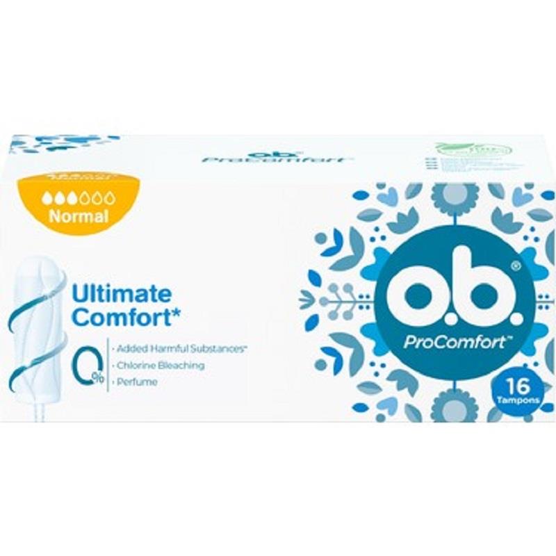 O.B. O.B. Ultimate Comfort Tampon Normal 16'lı