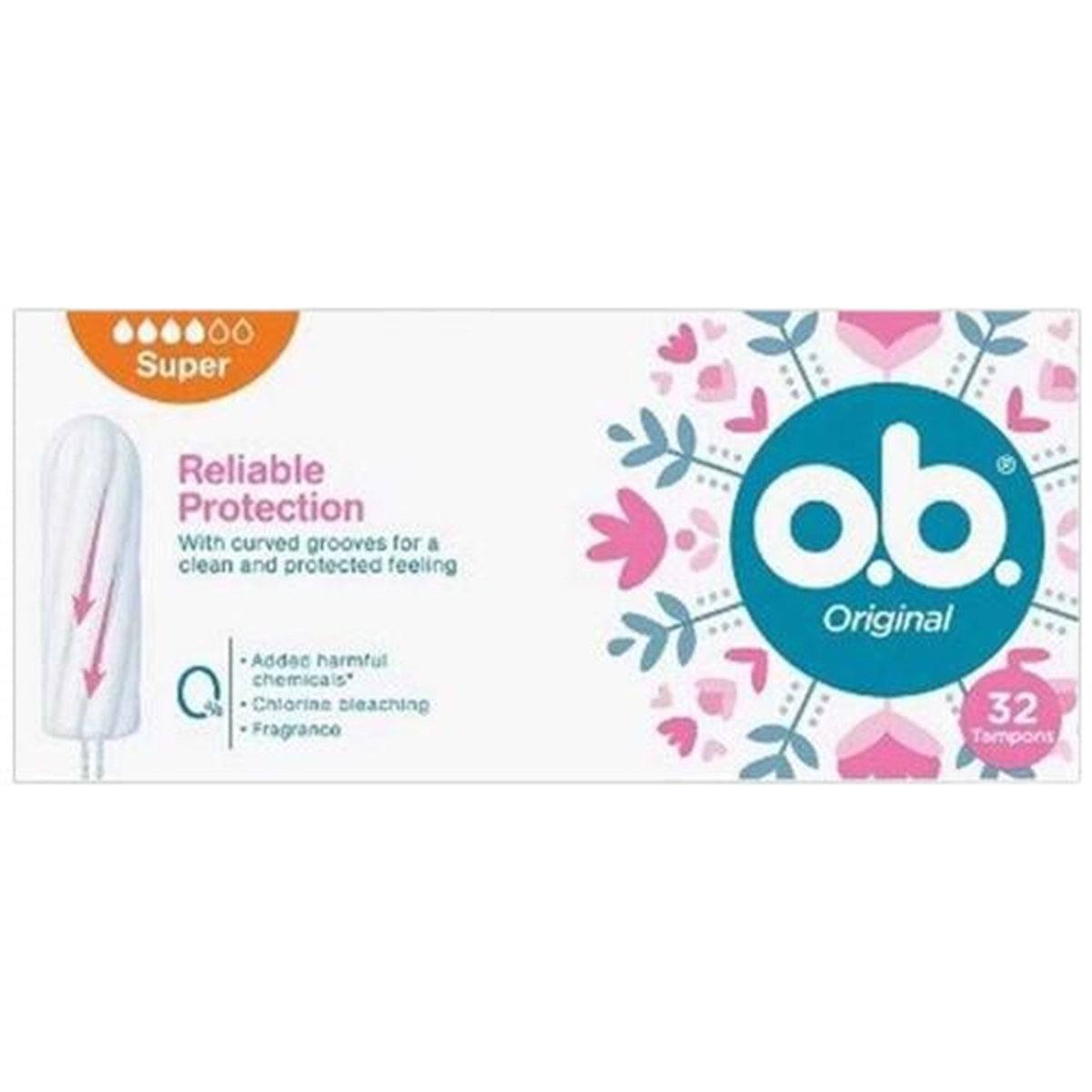 O.B. O.B. Original Super Tampon 32'li