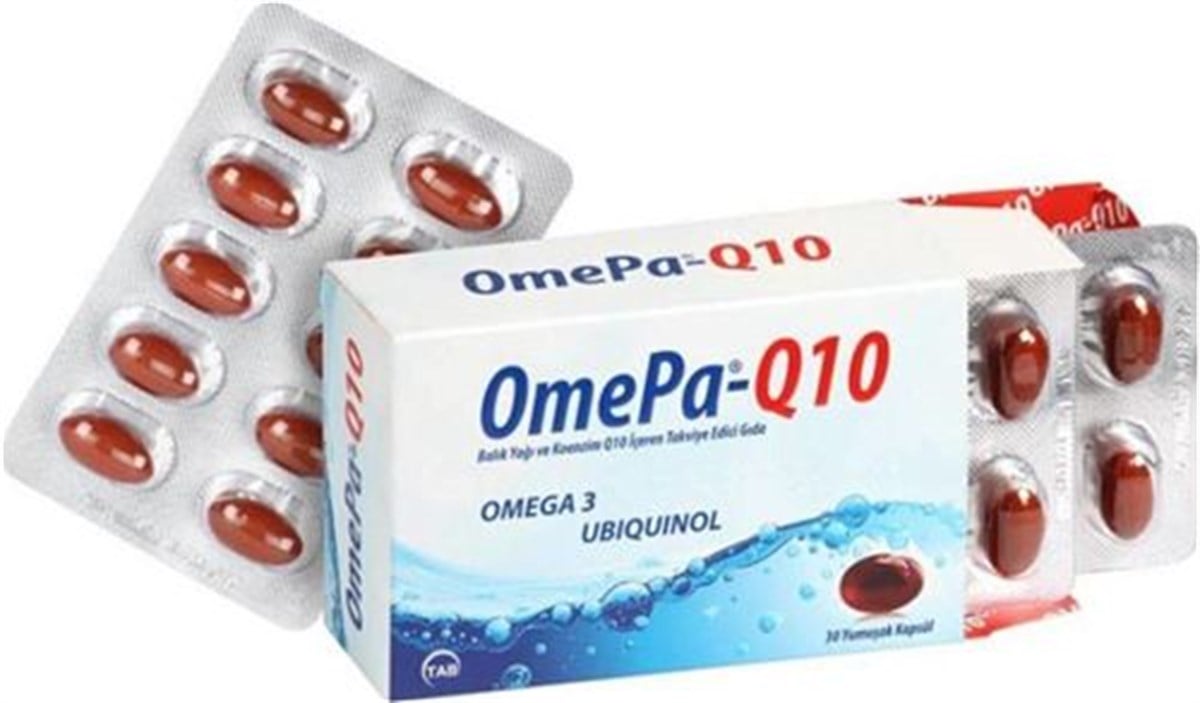 Omepa-Q10 Omega3 Ubiquinol 30 Kapsül