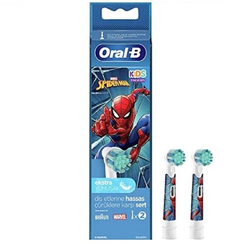 Oral-B Oral-B Yedek Başlık Ekstra Yumuşak Spiderman 2'li