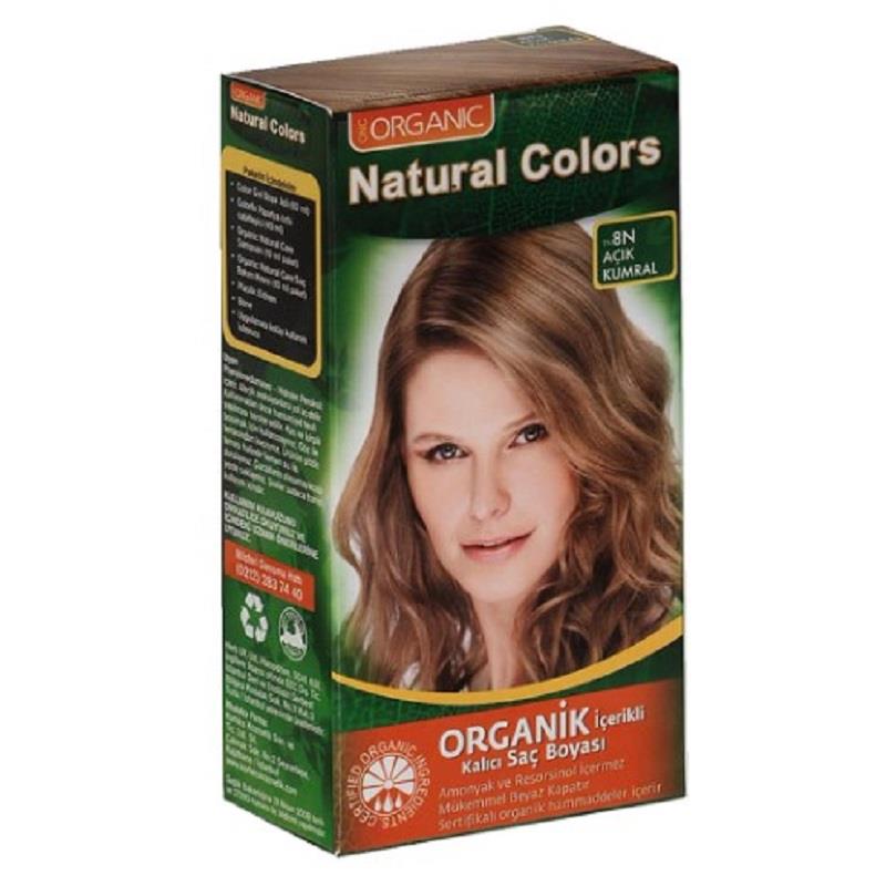 Organicum Organic Natural Colors Saç Boyası Açık Kumral 8N