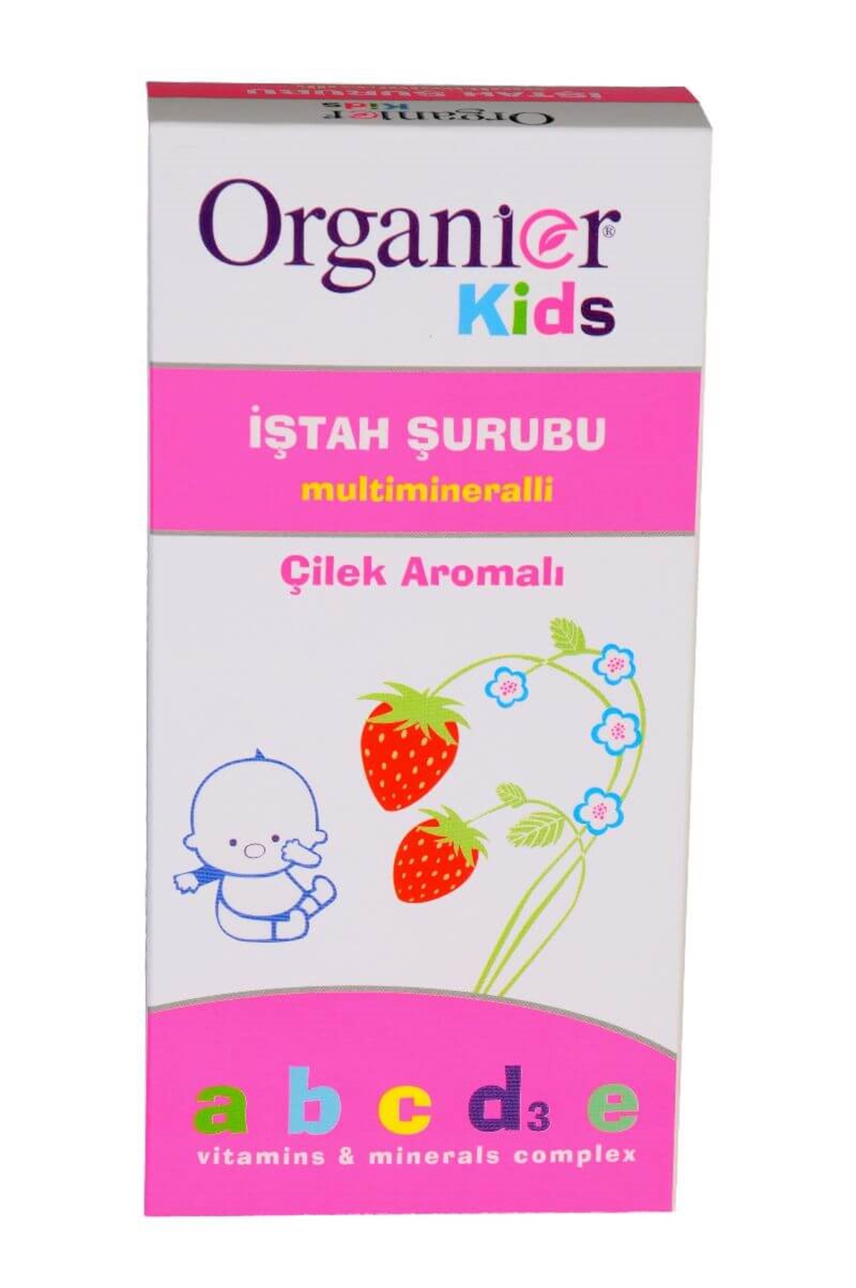 Organier Organier Kids Çilek Aromalı İştah Açıcı Şurup 200 ml