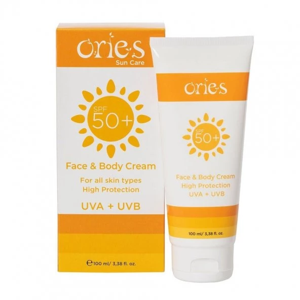 Ories Ories Güneş Kremi Yüz & Vücut Güneş Kremi  SPF50+ 100 ml
