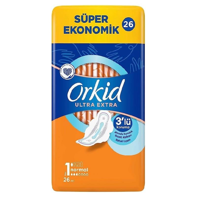 Orkid Orkid Ultra Hijyenik Ped Extra Yeşil Normal 4'lü 26'lı