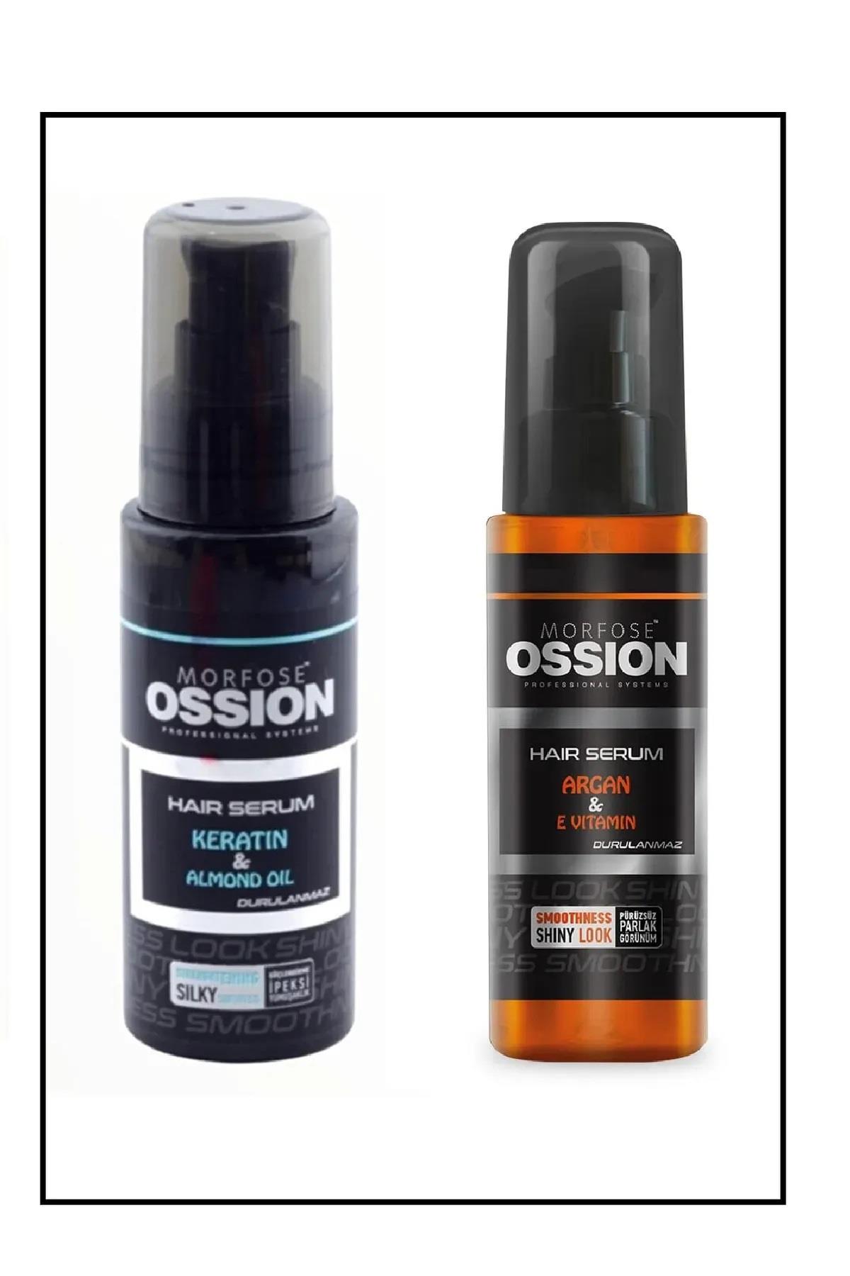 Ossion Ossion Argan Saç Serumu 75 ml + Keratin Saç Serumu 75 ml