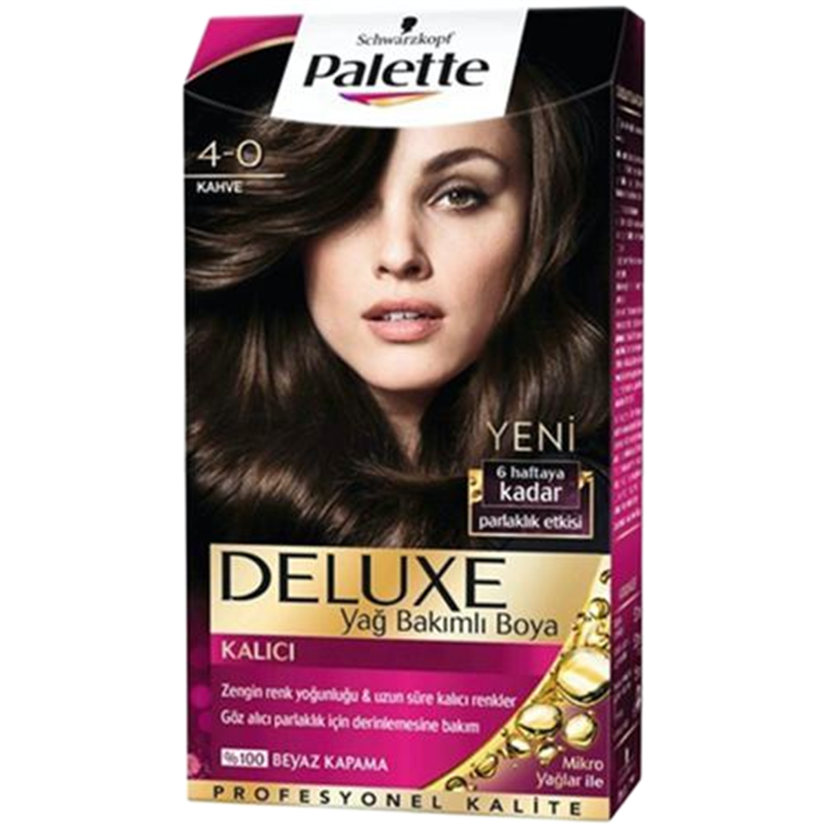 Palette Palette Deluxe Saç Boyası 4-0 Kahve
