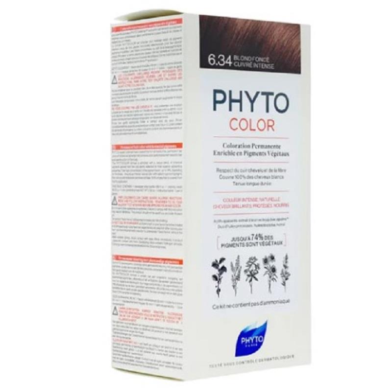 phyto Phyto Color Saç Boyası 6.34 Koyu Kumral Dore Bakır