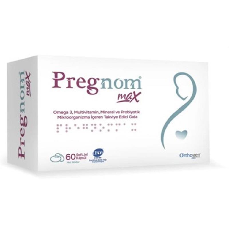 Pregnom Pregnom Max 60 Soft Jel Kapsül