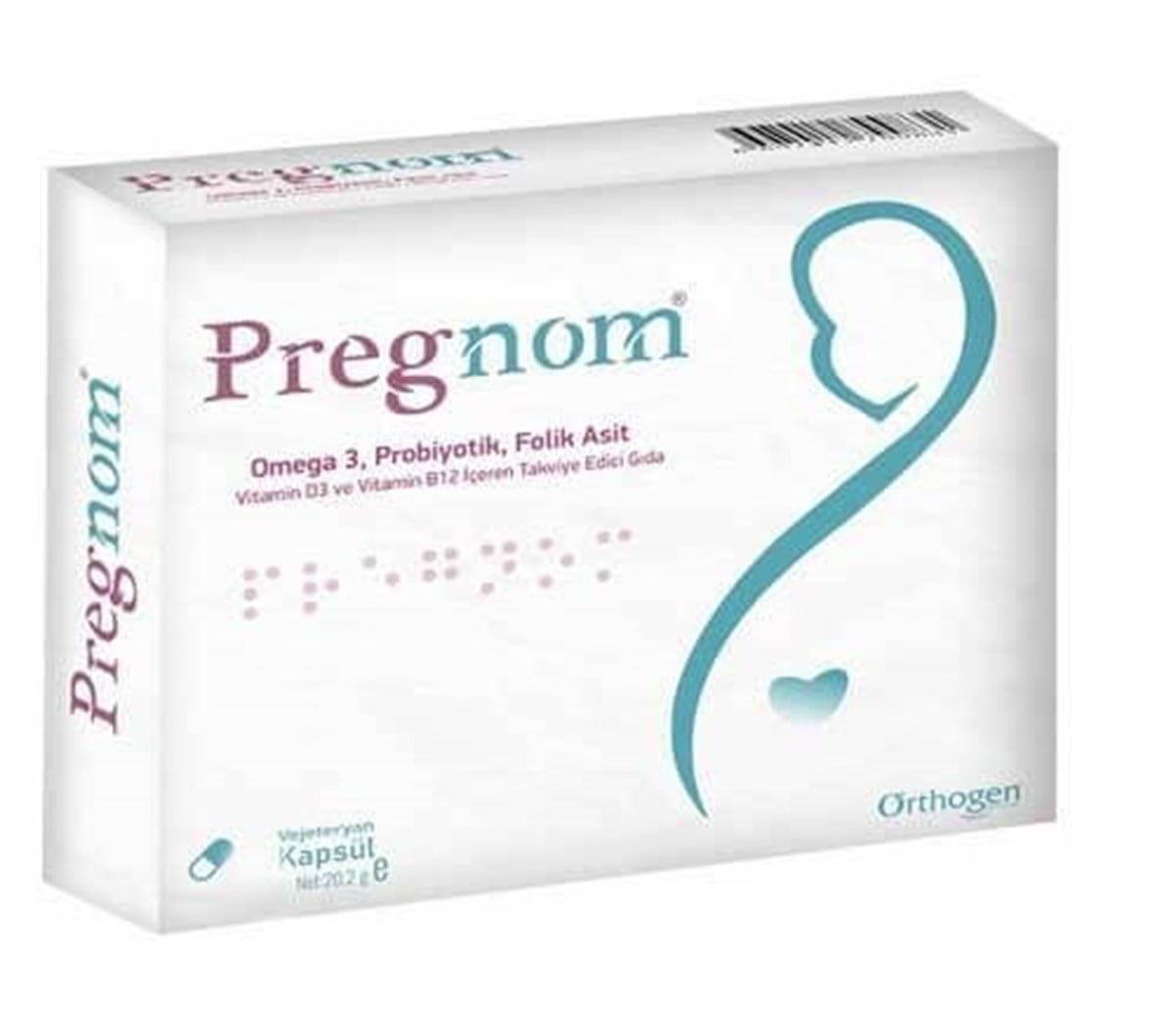 Pregnom Pregnom Omega 3 Folic Asit 30 Kapsül