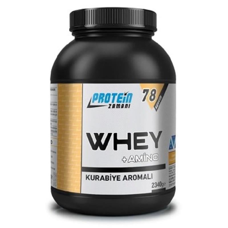 Protein Zamanı Protein Zamanı Whey Amino Kurabiye Aromalı Protein Tozu 78 Servis 2340 gr