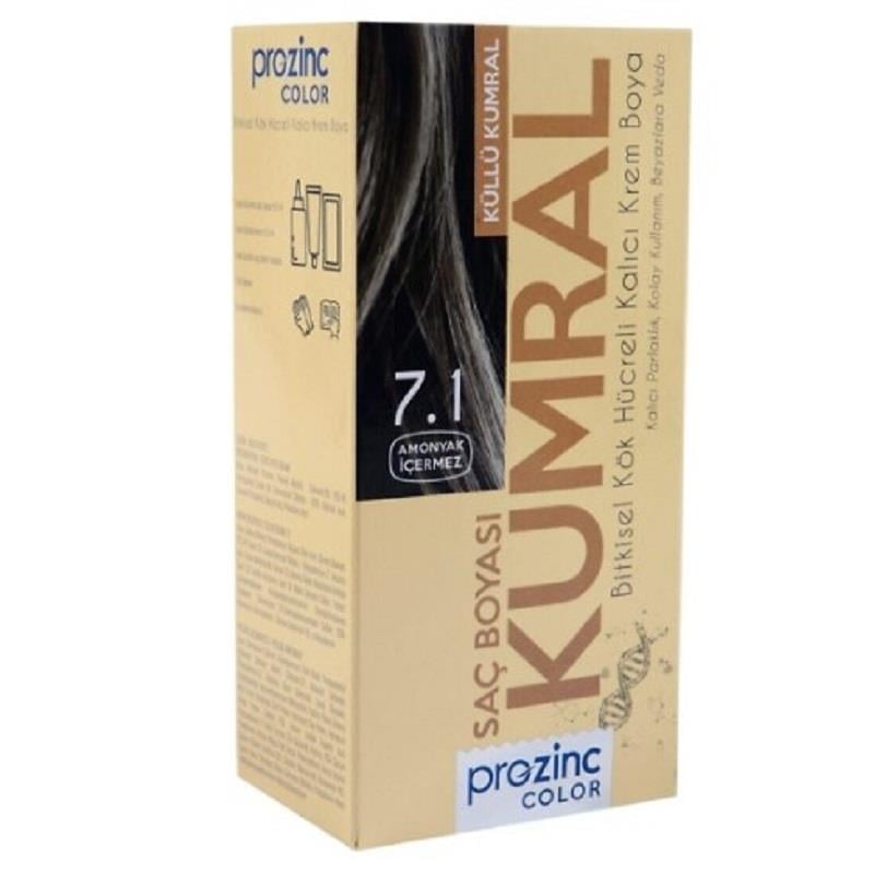 Prozinc Prozinc Color Saç Boyası - 7.1 Ash Blonde Kumral